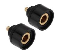 EMSea 2 Pz 10/25 Maschio A 35/50 Femmina Adattatore In Ottone Saldatrice In Ottone Adattatore Connettore Per Saldatrice Macchina Di Taglio Al Plasma