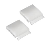 EMSea 2 pz 16 mm Cinturino per orologio Extender Cinghie di Estensione Cinghie per Clasp Extension Link Acciaio Spazzolato Additional Additional Additional Repair Accessory per Watchmaker, SILVER