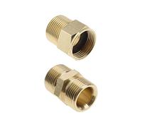EMSea 2 Pz M22 14mm Maschio A M22 14mm Maschio/Femmina Adattatore In Ottone Per Tubo Idropulitrice Filettatura Interna Tubo Raccordo Attrezzi Da Giardino