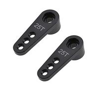 EMSea 2 PZ RC 25T Servo Sterzo Braccio Del Clacson Per Il Telecomando 1/8 1/10 Modelli Di Auto 28mm Lungo 3 Fori Filettatura M3 12mm 16mm 18mm