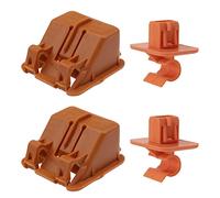 EMSea 2 Set Clip Di Fermo Per Asta Del Cofano Dell'Automobile Fermo Per Fermo Del Cofano In Plastica 1U0823570A Fissaggio Per Asta Di Supporto Del Cofano Compatibile Con Fabia Octavia MK2