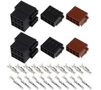 EMSea 2 set di cavi audio per auto, 16 pin, adattatore per autoradio con connettore ISO a 16 pin per riparazione connettore ISO