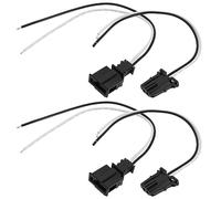 EMSea 2 Set Di Cavi Con Spina Maschio E Femmina A 2 Pin Compatibili Con VW Compatibile con AUDI Automotive Spina Cablaggio Sensore Tweeter Accessori Veicolo 3B0972702 3B0972712