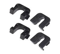 EMSea 2 Set Nero Posteriore Parcel Mensola Staffe Plastica 015532109E 1539663 8795EN Compatibile con Ford Fiesta Focus B-Max C-Max Peugeot Citroen