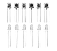 EMSea 20 paia Kit Ricetrasmettitore Trasmettitore Infrarossi 5mm Ricevitore Infrarosso VS1838B per Apparecchi Elettronici, Apparecchiature di Comunicazione a Phototransistor