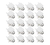 EMSea 20 Pezzi 3,5 Mm Mono Mini Jack Socket Con Interruttore Montaggio Centrale Componente Audio Per Connessioni Di Alimentazione Mono Verticale Audio Cuffia Connettore Femmina
