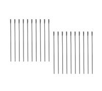 EMSea 20 Pz Punta Elicoidale Diamantata 1mm Punte Da Trapano Solide Per Gioielli Per Pietra Di Giada Vetro Perle Conchiglie Piastrelle Adatte Per Trapano Da Banco Mulino Sospeso