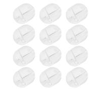 EMSea 200 Pezzi Perline Da Pesca 4,7x6 mm Perline A Doppio Foro A Croce Perline Da Pesca Perline Da Pesca Esche Da Pesca Terminali Da Pesca Perline Per Ami Trasparenti