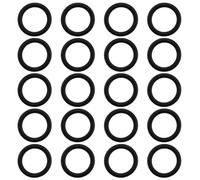 EMSea 20PCS Guarnizioni Per Rondelle O-Ring In Gomma Compatibili Con Karcher Compatibili Con I Pulitori Per Tappeti Puzzi 10 Mm ID 14 Mm OD 2 Mm Larghezza Rondella Guarnizione Di Tenuta (Nero)