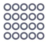 EMSea 20PCS Guarnizioni Tappo Di Scarico Olio Per Auto 9043012031 Guarnizione Di Scarico dell'olio Di Ricambio Per Rondella Di Schiacciamento Olio In Alluminio Diametro Interno 12mm