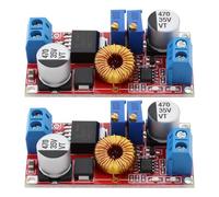 EMSea 2PCS 5A DC-DC Convertitore Buck Regolabile 51x26.3x14.3mm 5V-32V Step-down Buck Converter LED Convertitore Di Potenza Step-down Modulo Di Ricarica