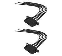 EMSea 2pcs 6Pin Connettore Riparazione Auto Cablaggio 3B0972706 Compatibile con VW