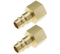 EMSea 2PCS Aria Compressa Nipples NW 7.2 con 3/8 di pollice Filettatura interna per Connessione Aria Compressa Raccordi Tubo Aria Compressore d'aria Spina Maschio a Connessione Rapida