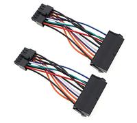 EMSea 2PCS Cavo Alimentazione di Ricambio da 24 Pin A 14 Pin Compatibile con Lenovo M92P M93P M73 M83 M79 H530 Compatibile con ThinkServer TS140/TS440 in Plastica