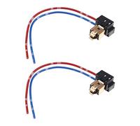 EMSea 2PCS H1 H3 Auto Presa Di Luce Di Estensione Cablaggio Del Connettore HA CONDOTTO Il Faro Adattatore Fendinebbia Lampadina Cablaggio Del Connettore Titolare