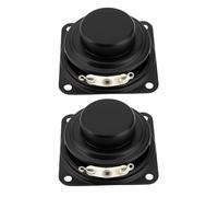 EMSea 2Pcs Mini Altoparlanti Audio Quadrati 40mm Interno Magnetico Altoparlante 4? 5W Full-Range Horn per Walkie-Talkie e Bluetooth Audio