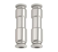 EMSea 2PCS Valvola Di Ritegno Pneumatica Unidirezionale Diametro Interno 6mm 11.9x45.1mm Connettore Aria Compressa In Ottone Nichelato Per Pompa Compressore d'aria A Vuoto
