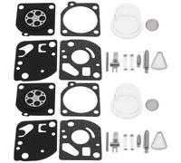 EMSea 2Set Kit Di Riparazione Membrana Carburatore Trimmer 545081848 Kit Guarnizione Carburatore 545130001 Compatibile Con Husqvarna 125R 128R 124C 128 CD LDX DJX 128LD 128RJ Trimmer