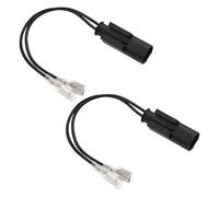 EMSea 2x Connettore Adattatore Per Clacson Compatibile Con BMW R1200RT R1250RT (2004+) Compatibile Con Denali SoundBomb Mini