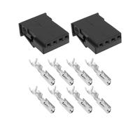 EMSea 2x Connettore Per Cablaggio Sensore MQS Per Autoveicoli A 4 Pin Compatibile Con BMW OE 8377234 968813-1 Con Terminali 16,7x12,3 Mm Spina Per Cablaggio Sensore Elettrico Per Autoveicoli