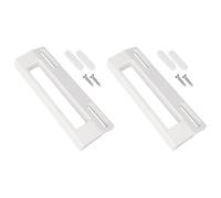 EMSea 2x Maniglie Per Porte In Plastica Bianca Con Viti 185x60 Mm Per Pannelli Porta Frigorifero E Congelatore