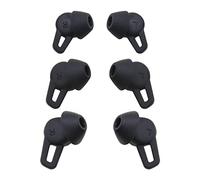 EMSea 3 paia di auricolari in morbido silicone di ricambio per auricolari compatibili con Huawei FreeLace Pro auricolari S M L 3 misure nero