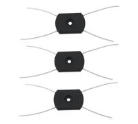 EMSea 3 Pezzi Da Testina Per Decespugliatore Elettrico Con Filo d'acciaio 15x6,5 Cm Adatta A Diversi Prati E Terreni.