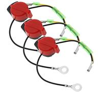 EMSea 3 pezzi interruttore di arresto motore on off compatibile con GX110 GX120 GX160 GX200 GX240 GX270 GX340 GX390 pezzi di ricambio per tosaerba