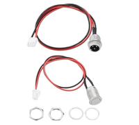 EMSea 3 Pin 2 Wire Inline Connettore Porta di Ricarica Hoverboard Porta di Ricarica per Scooter Elettrico Presa Caricabatterie con Interruttore di Alimentazione