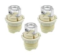 EMSea 3 portalampada G9 con staffa filettata G9 in ceramica alogena con anello G9 lampadina alogena per lampade alogene LED CFL