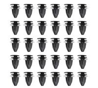 EMSea 30 x clip di fissaggio per esterni per auto, in plastica, colore nero, compatibile con MINI R50 R53 R56 R57 R58 07131480419