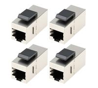 EMSea 4 adattatori accoppiatori RJ45 compatibili con cavo CAT 7 per rete LAN Ethernet DSL