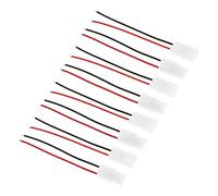 EMSea 4 Paia 10 Cm Maschio + Femmina Spina Adattatore Connettore Batteria Cavo In Silicone 14Awg Compatibile Con Ta-miya Caricabatterie Lipo Per Cablaggio Auto RC