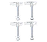 EMSea 4 PCS Confezione AntiLuce Fastener Drop Lock M12x75mm Drop Catch Heavy-Duty Bolt Latch Drop Lock Bullone per Portelloni Posteriori di Rimorchi Furgoni per Cavalli Camion