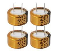 EMSea 4 Pezzi 0,47F 5,5V Super Condensatore Tipo C Condensatore A Bottone 14 X 7mm Condensatore Per Registratori Per Auto Strumenti Intelligenti Interruttori A Vuoto