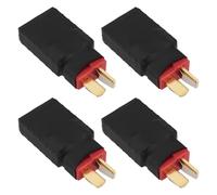 EMSea 4 Pezzi Adattatore Per Batteria Connettore RC Compatibile Con T-R-X Femmina A T-Plug Maschio Adatto Per Batteria RC LiPo ESC Caricabatterie Drone Auto Barca