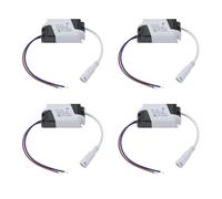 EMSea 4 Pezzi Alimentatore Per Pannello LED 8-18 W Alimentatore Driver Trasformatore Alimentatore Non Isolato 24-86 V 280 MA Per Faretto Plafoniera Lampione 75x34x20 Mm