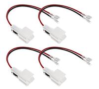 EMSea 4 Pezzi Cablaggio Per Altoparlanti Per Auto Da Compatibile Con Dokker Logan 2 Lodgy Sandero 2 Note Qashqai Adattatore Per Cavo Per Altoparlanti Connettore Per Cablaggio Per Clacson Audio