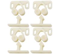 EMSea 4 Pezzi Di Fermo Per Porta In Plastica Beige 35x14 Mm Per Armadietti Roulotte Camper Barche Fermaporta Accessori Con Tenuta Forte (tipo D)