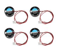 EMSea 4 Pezzi Mini 2510 Ventola di Raffreddamento Senza Spazzole 9V-14.4V Ventola di Raffreddamento Rotonda DC2510 Ventola Silenziosa Ad Alto Volume d'Aria per Laptop Console di Gioco (25.7x10.1mm)