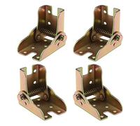 EMSea 4 pezzi staffa di supporto pieghevole di ricambio telaio di supporto in metallo-cerniere autobloccanti accessori per mobili gambe divani tavoli colorati