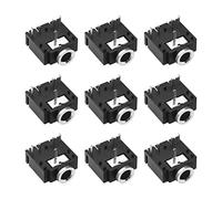 EMSea 40pcs PJ-307 3,5 mm Stereo Jack Socket 5 Pin PCB Mount Femmina Audio Connettore Cuffie per lettori multimediali MP3/MP4 audio e video apparecchiature computer portatili