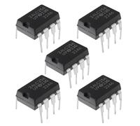 EMSea 5 Pezzi Modulo di Chip di Memoria 24LC256-I/P Adatto per Circuiti Stampati Fai da Te Dip-8