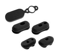 EMSea 5 pz Silicone Carica Porta Copertura Protettore Nero Impermeabile Anti Dust Plug Ricarica Interfaccia Porta Protettore Compatibile con Xiaomi 1s M365/Pro Scooter Elettrico