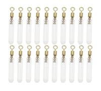 EMSea 50 adattatori per galleggianti in silicone, lunghezza 20 mm, adatti per piedini galleggianti da 1,0-1,5 mm, per pesca alla carpa, galleggianti, pesca, girelle con tubo