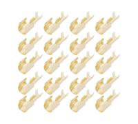EMSea 50 Pezzi 6x30mm Portafusibile In Vetro Connettori Portafusibile In Ottone Pulsante Contatto Portafusibile In Ottone Clip Per Auto 6x30mm 6x33mm Fusibile In Vetro