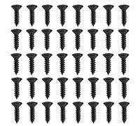 EMSea 50 pezzi battipenna per chitarra elettrica viti per basso elettrico viti di montaggio per chitarra basso parti per strumenti musicali accessori M3x12mm nero