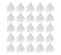 EMSea 50 pezzi di viti per veicoli con inserti espandibili in plastica per montaggio a clip per fori da 10 mm, colore nero per la maggior parte delle auto