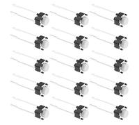 EMSea 50 Pezzi Micro Interruttore A Pulsante Momentaneo Sostituzione Momentaneo Tattile Interruttore A Pulsante Tattile Accessori Per Breadboard Senza Saldatura Circuiti Elettronici