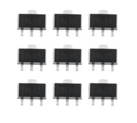 EMSea 50 Pezzi Regolatore Di Tensione SMD 78L05 Uscita 5 V SOT-89 Per Alimentazione Di Circuiti CC PCB